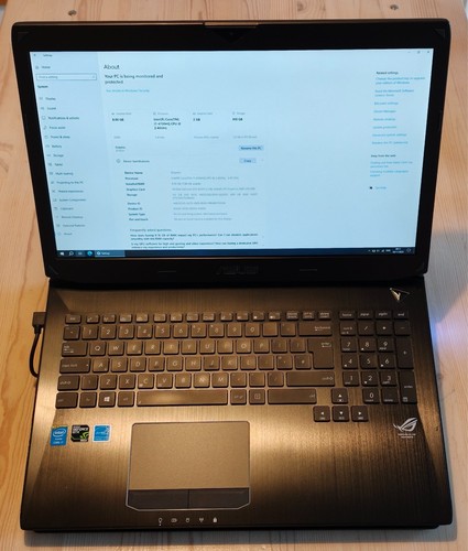 Asus rog g750jm gaming laptop - rog,